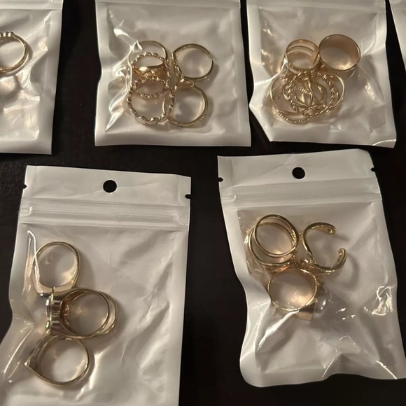 Pack Of 60+ Fashion Rings New - Picture 5 of 5